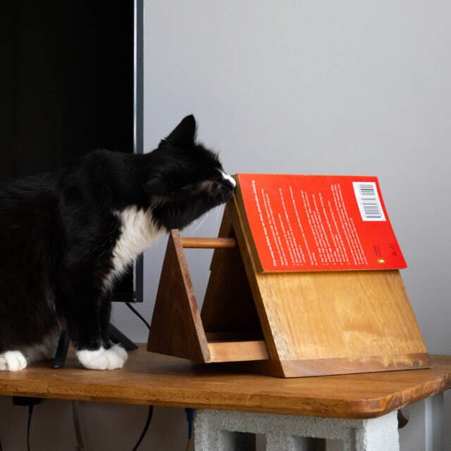 Built with white meranti & melunak, and finished with natural wood wax