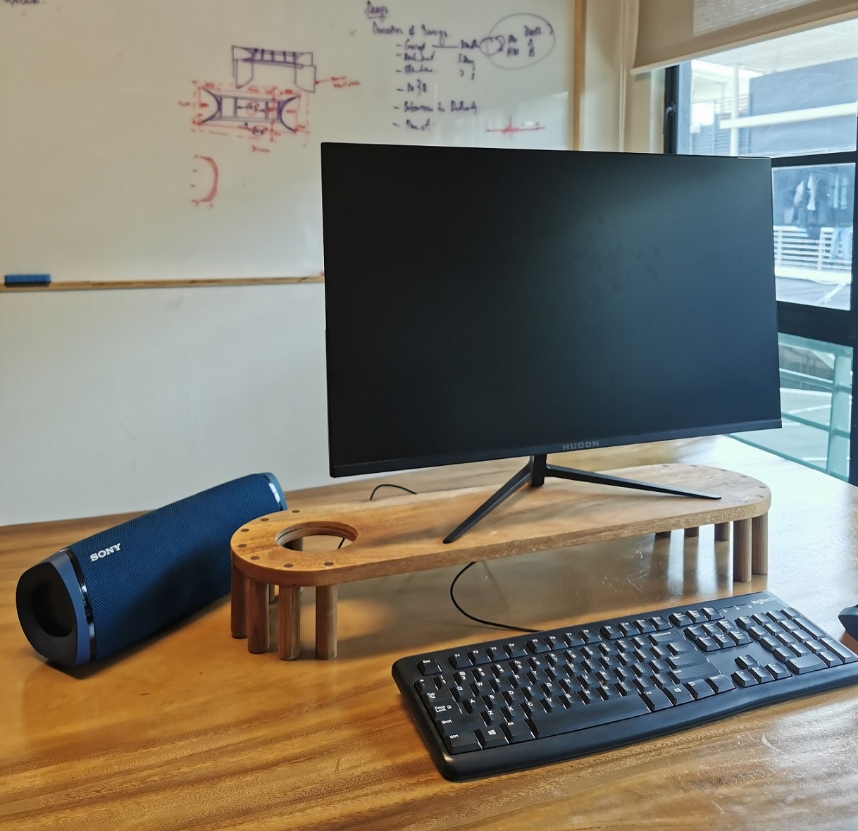 Carl Monitor Stand β DIY woodworking class, The Wood Place