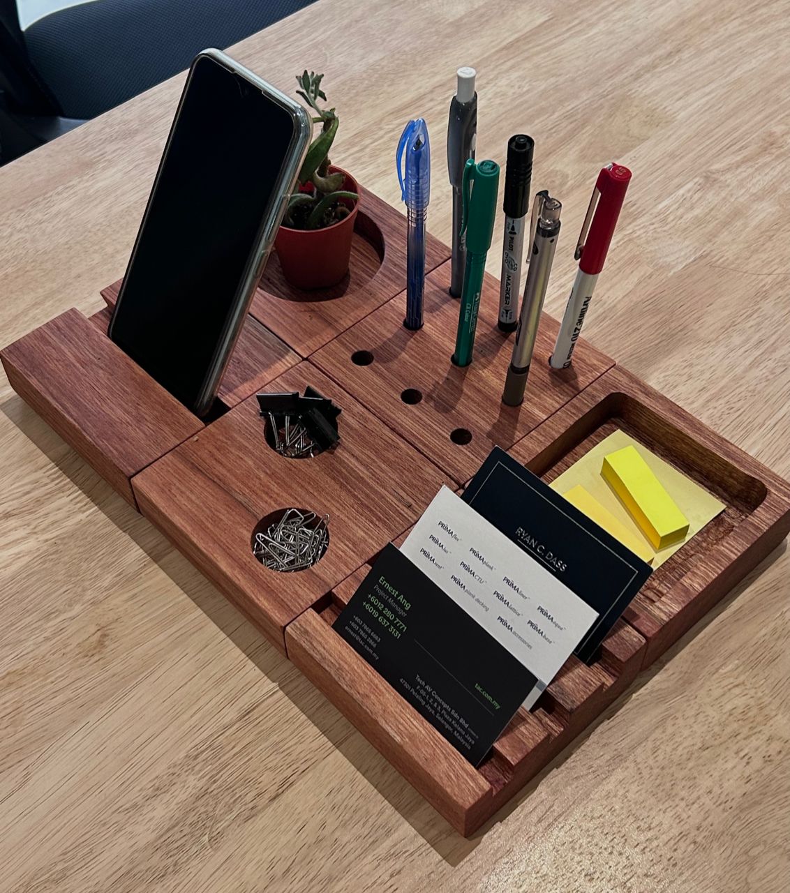 Solid Wood Door Gift Stationery Set by The Wood Place